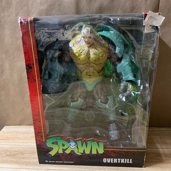 New! McFarlane Toys Spawn Overtkill Figurine Action Figure 9” - Picture 1 of 8